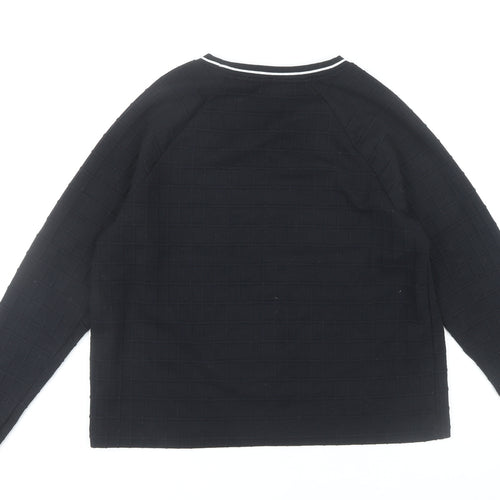 Marks and Spencer Women’s Black Size 14 Crew Neck Pullover Jumper