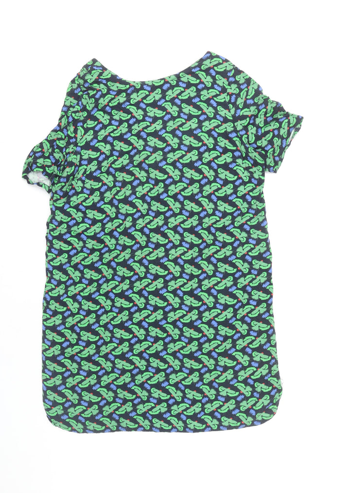 La Redoute Women’s Multicoloured Floral Shift Dress Size 8 Viscose