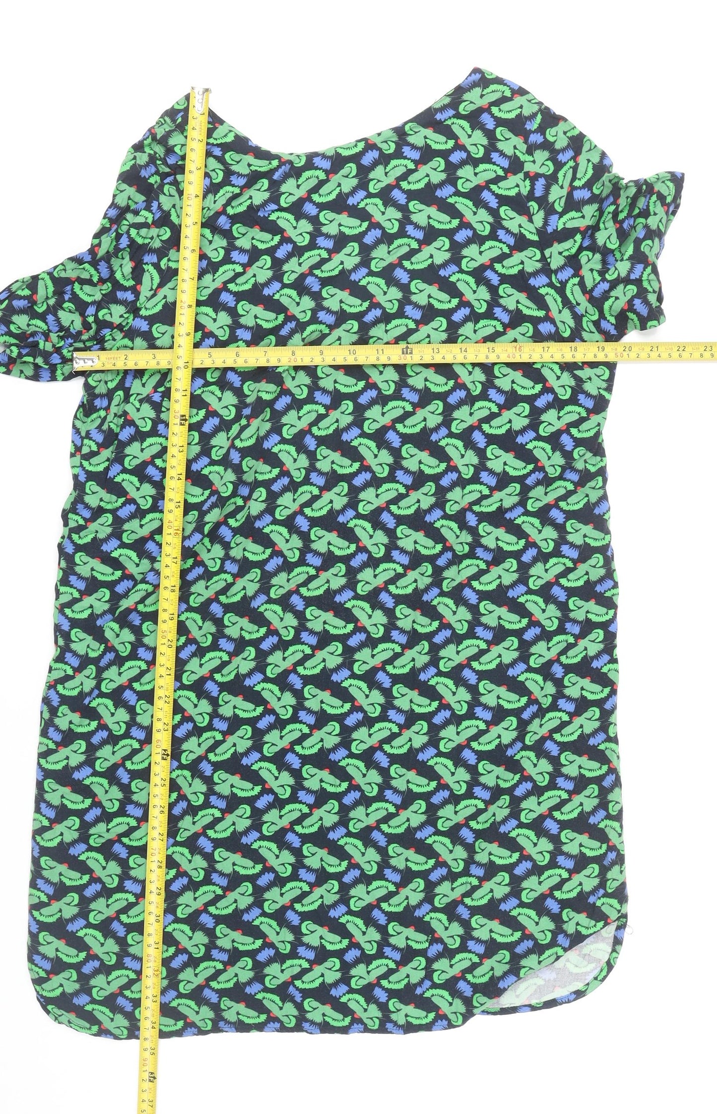 La Redoute Women’s Multicoloured Floral Shift Dress Size 8 Viscose