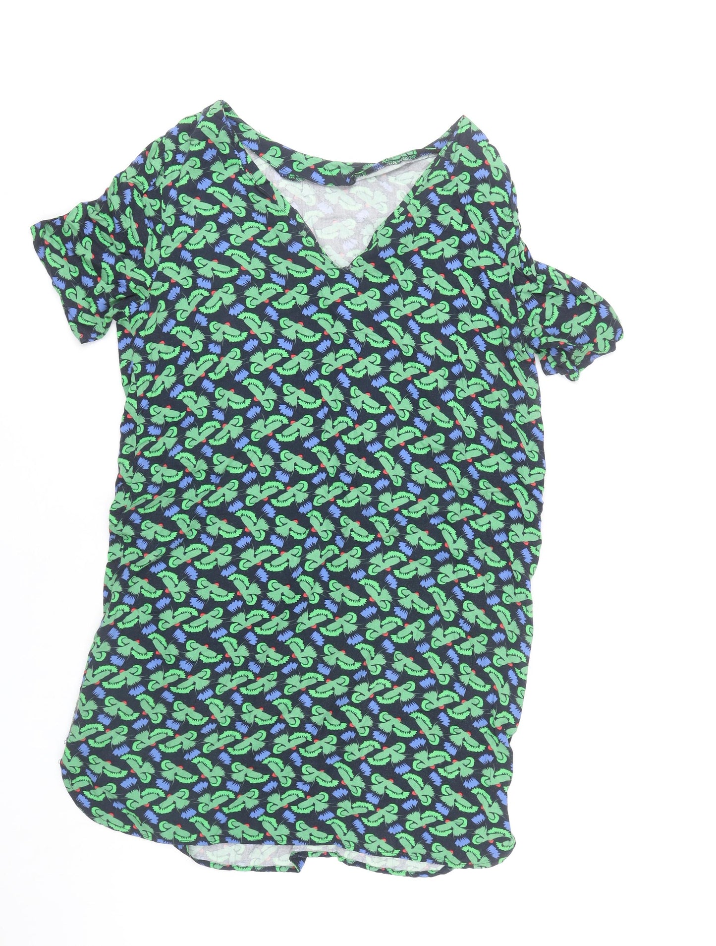 La Redoute Women’s Multicoloured Floral Shift Dress Size 8 Viscose