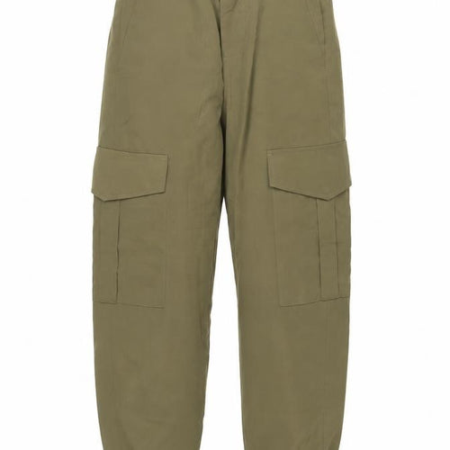 Zara Women's Green XS Cargo Trousers Elastic Waist Pockets