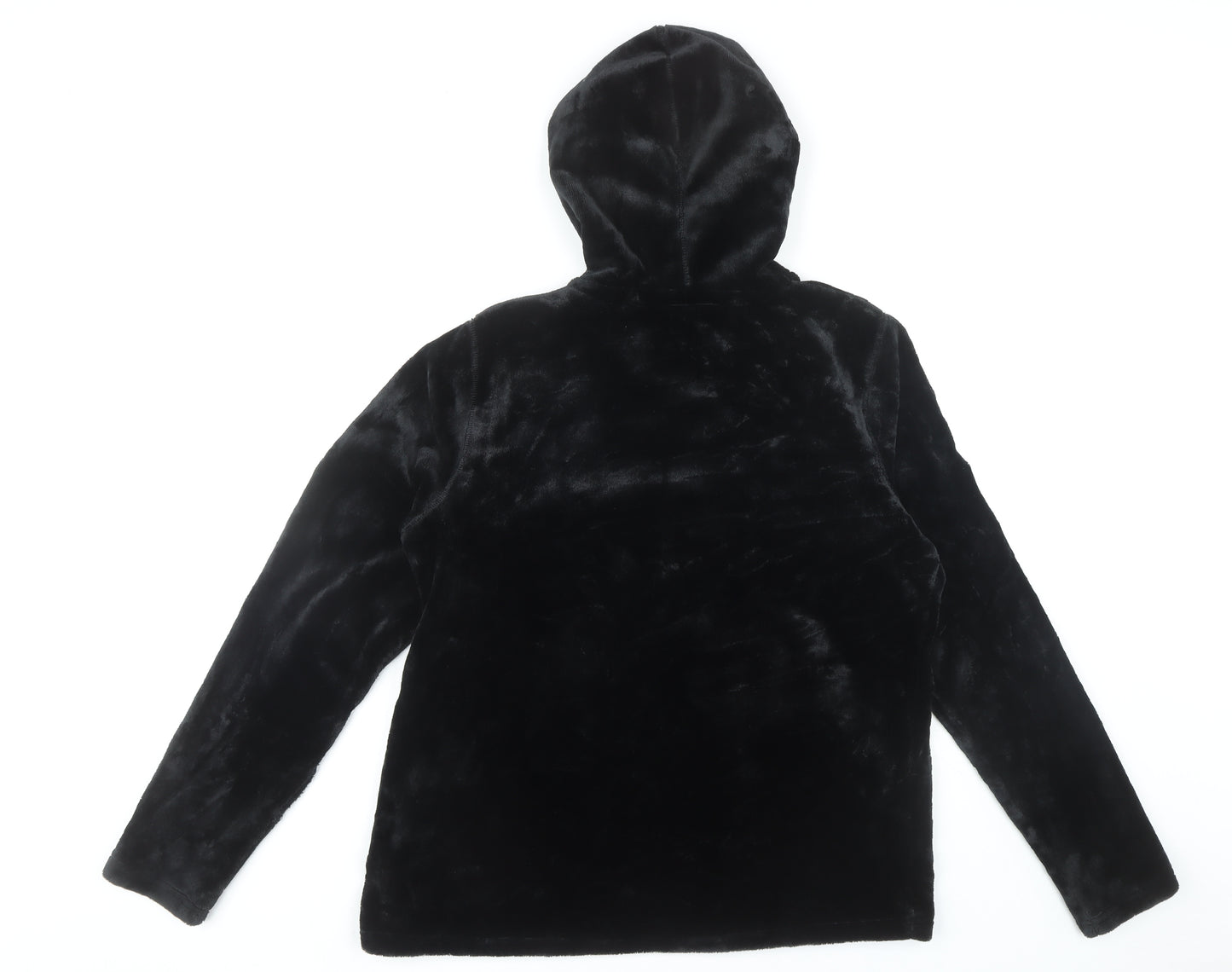 Mountain Warehouse Women’s Black Faux Fur Hooded Jacket Size 14