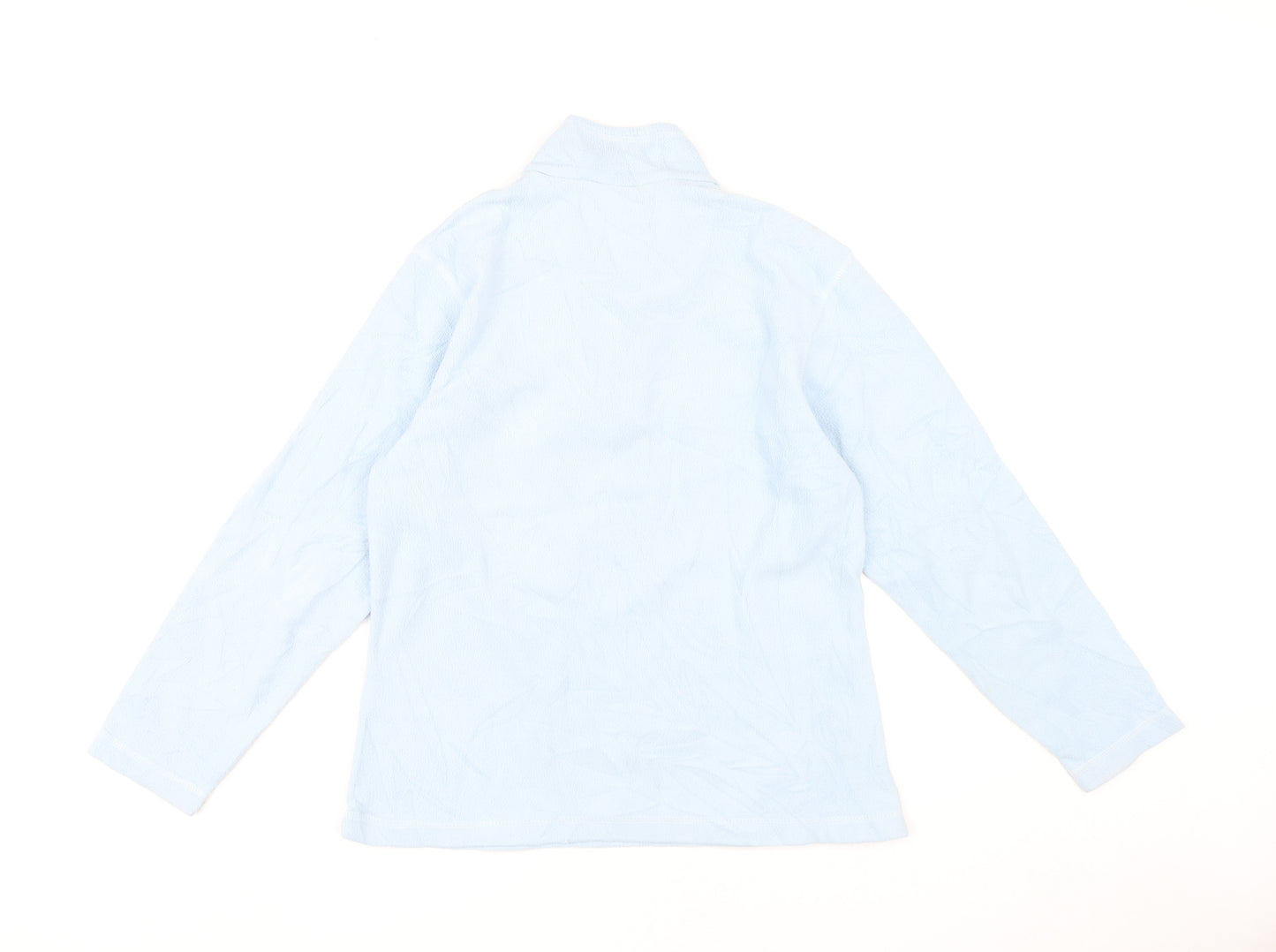 Regatta Women’s Blue Size 12 1/4 Zip Fleece Sweatshirt Outdoor Hiking