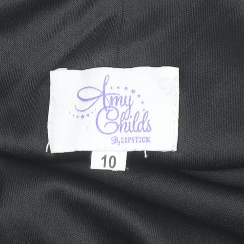 Amy Childs Women's Black Studded Bodycon Party Dress Size 10
