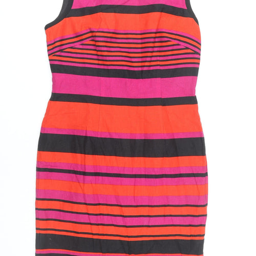 Marks and Spencer Women's Multicoloured Size 10 Sheath Dress