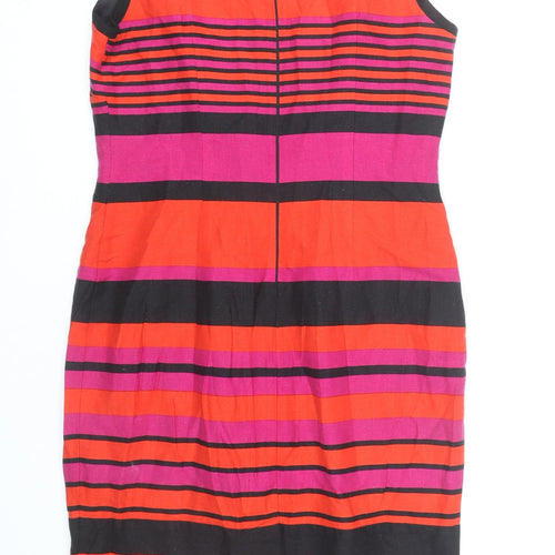 Marks and Spencer Women's Multicoloured Size 10 Sheath Dress