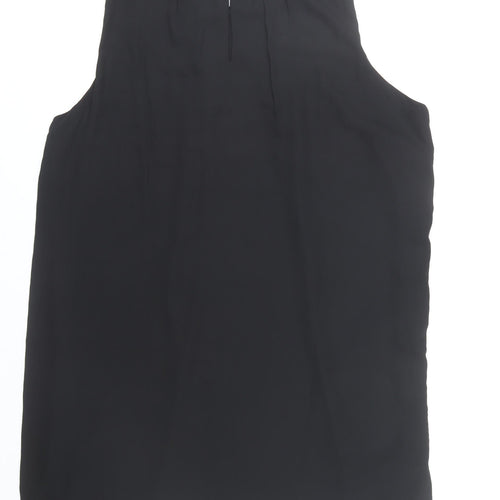 H&M Women’s Black XL Shift Dress Sleeveless Knee Length Lined