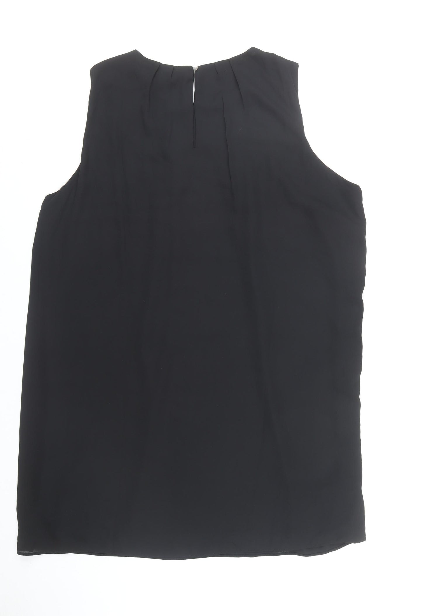 H&M Women’s Black XL Shift Dress Sleeveless Knee Length Lined