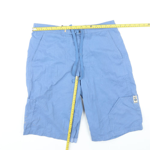 Marks & Spencer Men’s Blue Medium Cargo Shorts Polyester Cotton