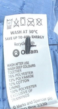 Marks & Spencer Men’s Blue Medium Cargo Shorts Polyester Cotton