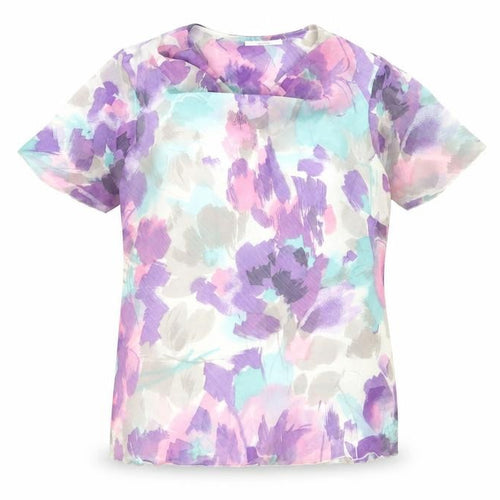 Marks and Spencer Women’s Multicoloured Floral Chiffon Blouse UK 16