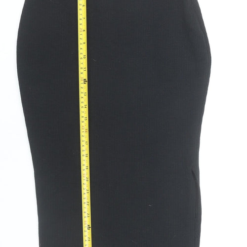 Nasty Gal Women's Black Size 10 Long Pencil Skirt Stretch