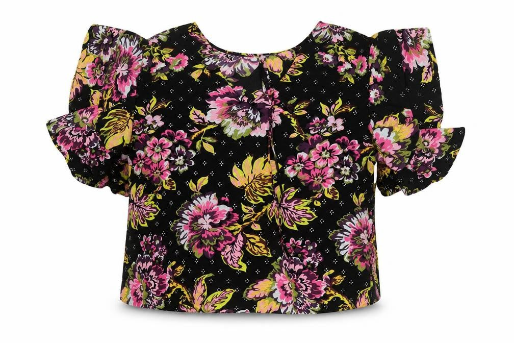 Marks and Spencer Women’s Multicoloured Floral Ruffle Blouse Size 18