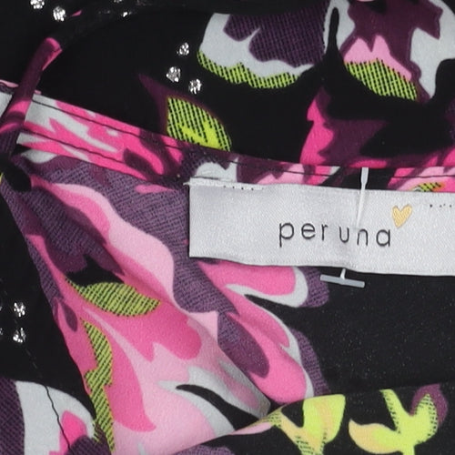 Marks and Spencer Women’s Multicoloured Floral Ruffle Blouse Size 18