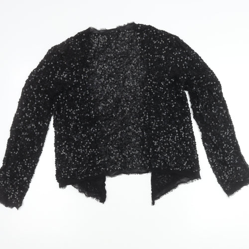 La Redoute Women’s Black Sequin Cardigan Size 8 Party Knit