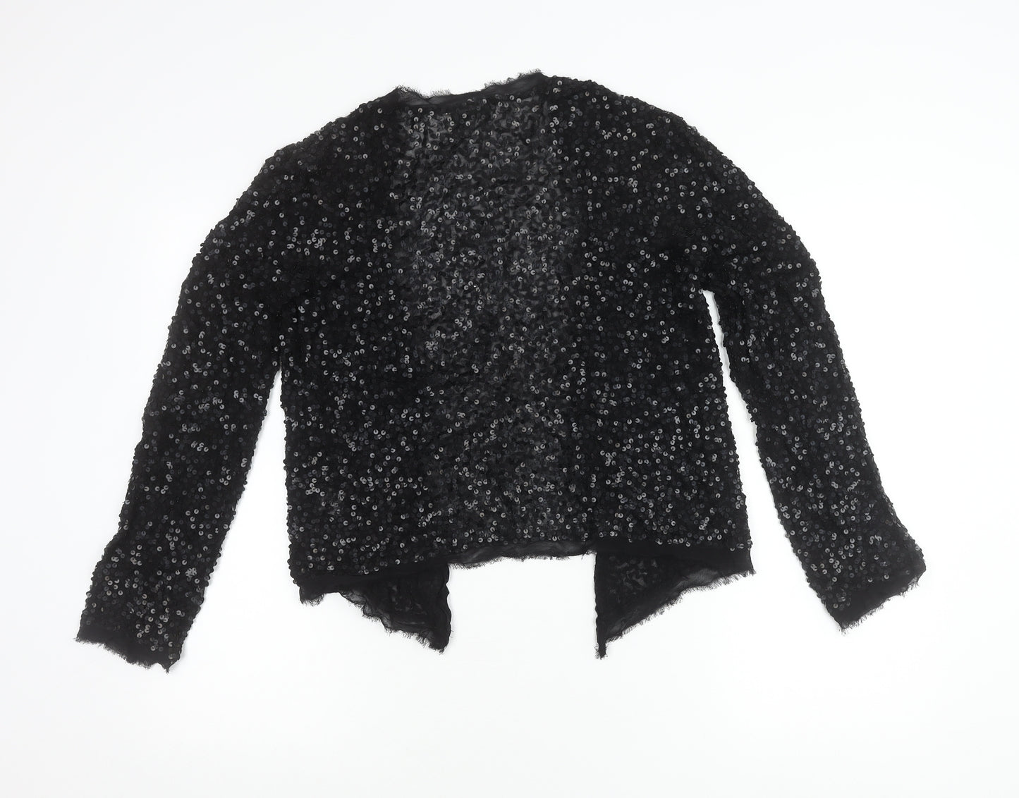 La Redoute Women’s Black Sequin Cardigan Size 8 Party Knit