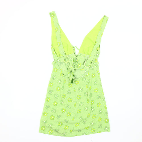 Labelrail Green Floral Slip Dress Women’s Size 8 Summer Party Wear