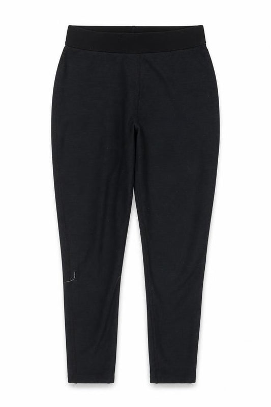 Front view of Next girls’ black 10 years slim fit activewear leggings cotton blend
