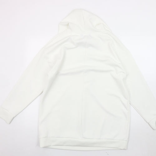 Yours Women’s White UK 16 Pullover Hoodie Raglan Sleeve Autumn Winter