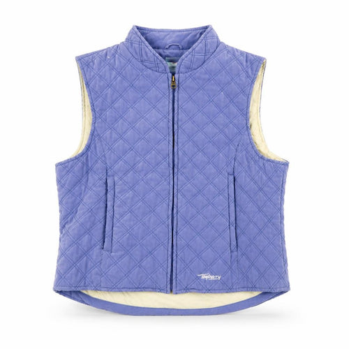 Tayberry Women Blue L Quilted Waistcoat Gilet Autumn Winter Casual