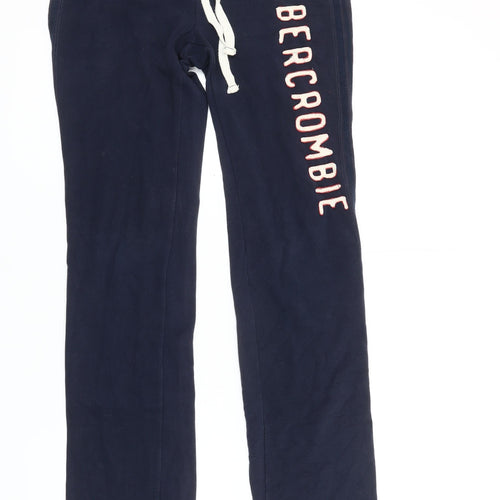 Abercrombie & Fitch Women’s Blue S Sweatpants Drawstring Straight Leg