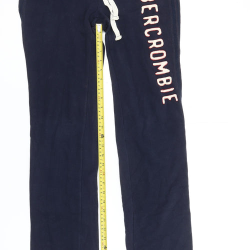 Abercrombie & Fitch Women’s Blue S Sweatpants Drawstring Straight Leg