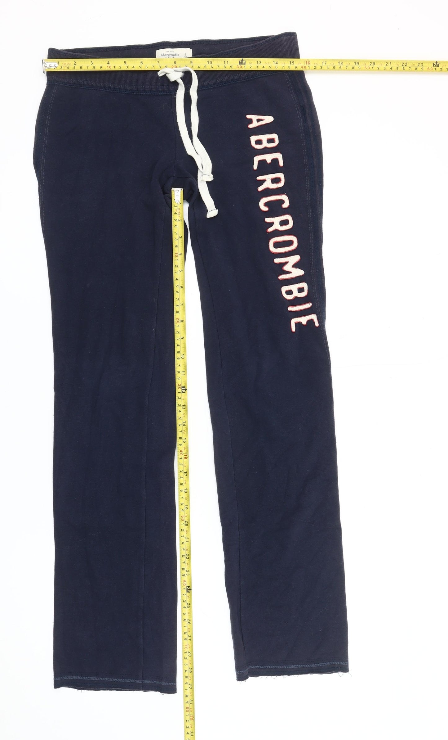 Abercrombie & Fitch Women’s Blue S Sweatpants Drawstring Straight Leg