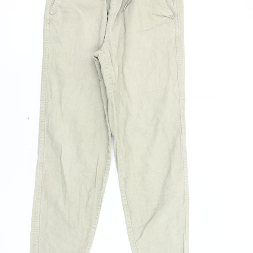 New Look Men’s Beige Corduroy Tapered Jogger Trousers XS