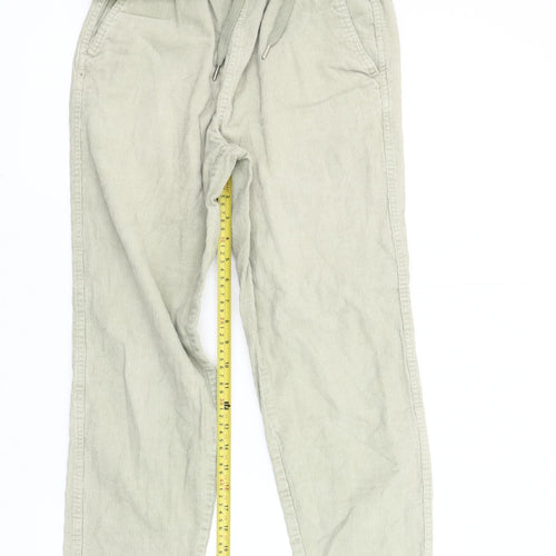 New Look Men’s Beige Corduroy Tapered Jogger Trousers XS
