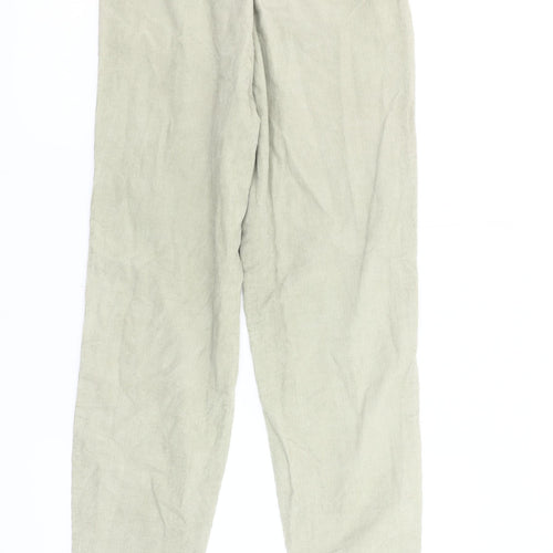 New Look Men’s Beige Corduroy Tapered Jogger Trousers XS