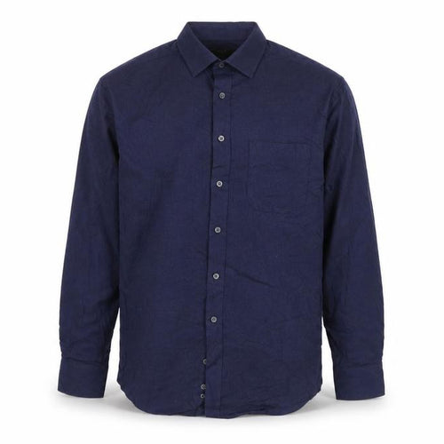 Marks and Spencer Men’s Blue Cotton Twill Regular Fit Shirt 14.5in