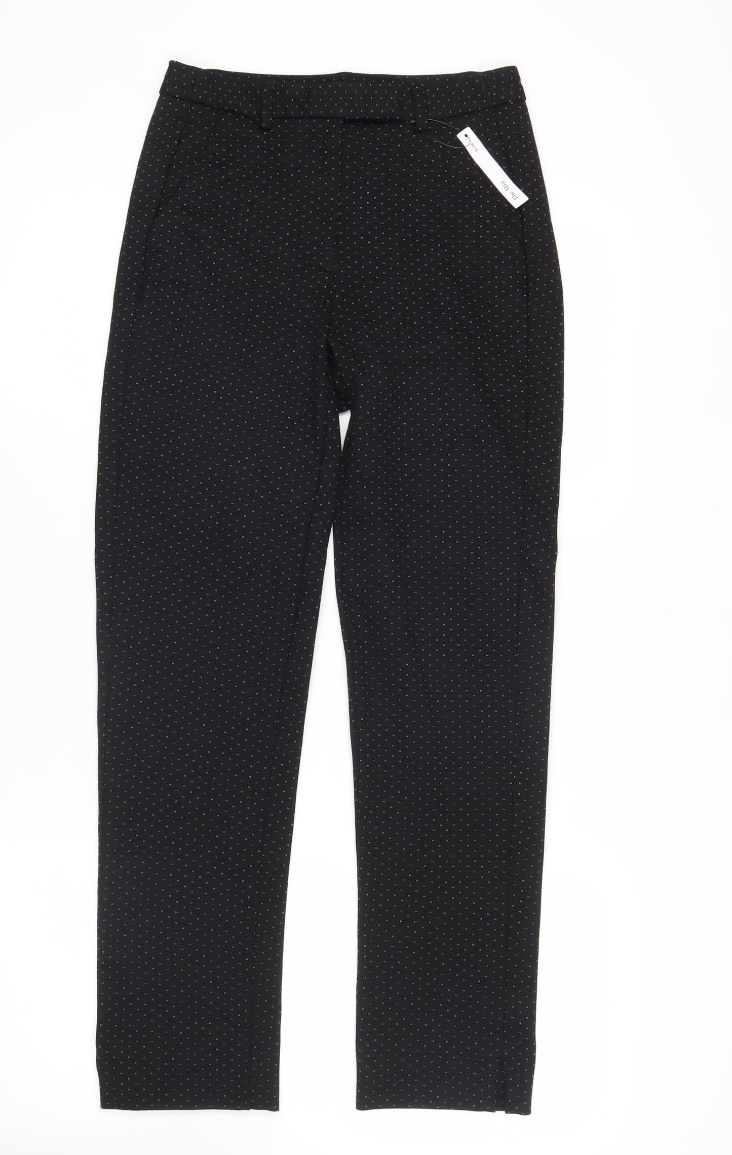 Marks and Spencer Women’s Black Polka Dot Slim Trousers Size 6