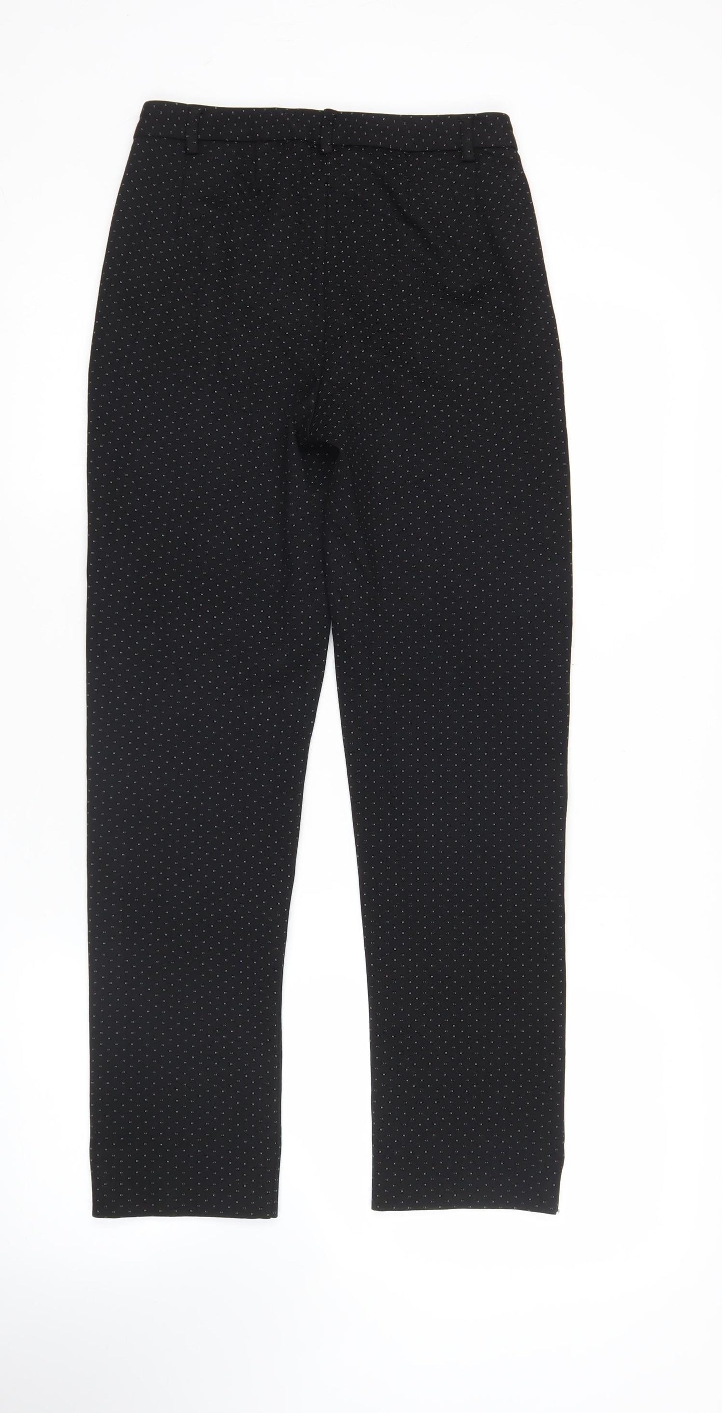 Marks and Spencer Women’s Black Polka Dot Slim Trousers Size 6