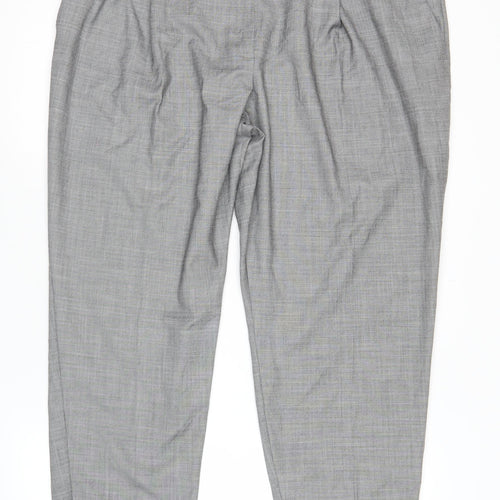 Marks and Spencer Women’s Grey Size 20 Pleated Dress Pants Office Workwear