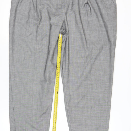 Marks and Spencer Women’s Grey Size 20 Pleated Dress Pants Office Workwear