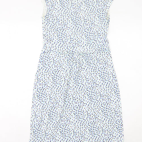 Boden Women’s Multicoloured Polka Dot Knee Length Sheath Dress Size 10