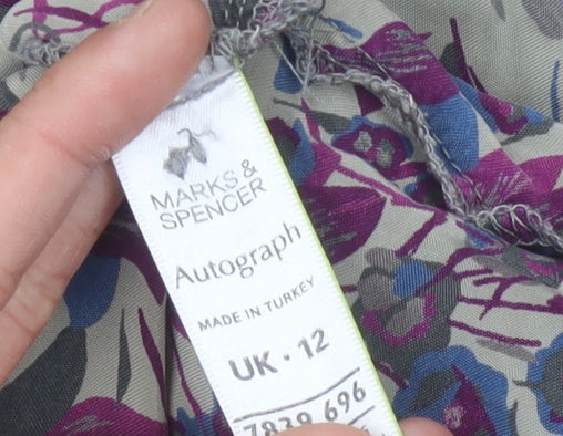 Marks and Spencer Women’s Multicoloured Floral Shift Dress Size 12