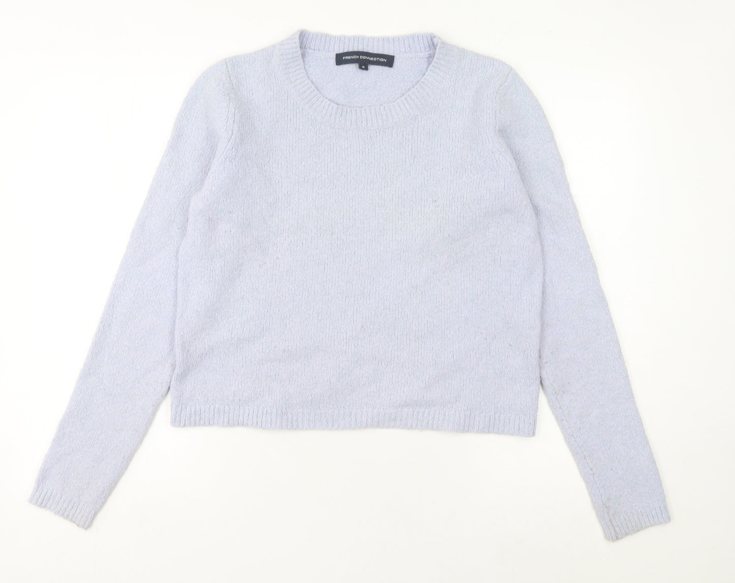 French Connection Women's Purple Wool Blend Pullover Jumper M