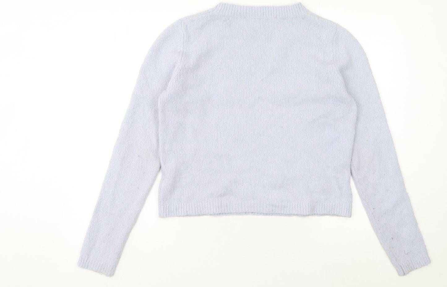 French Connection Women's Purple Wool Blend Pullover Jumper M