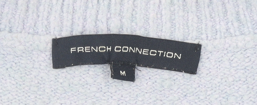 French Connection Women's Purple Wool Blend Pullover Jumper M