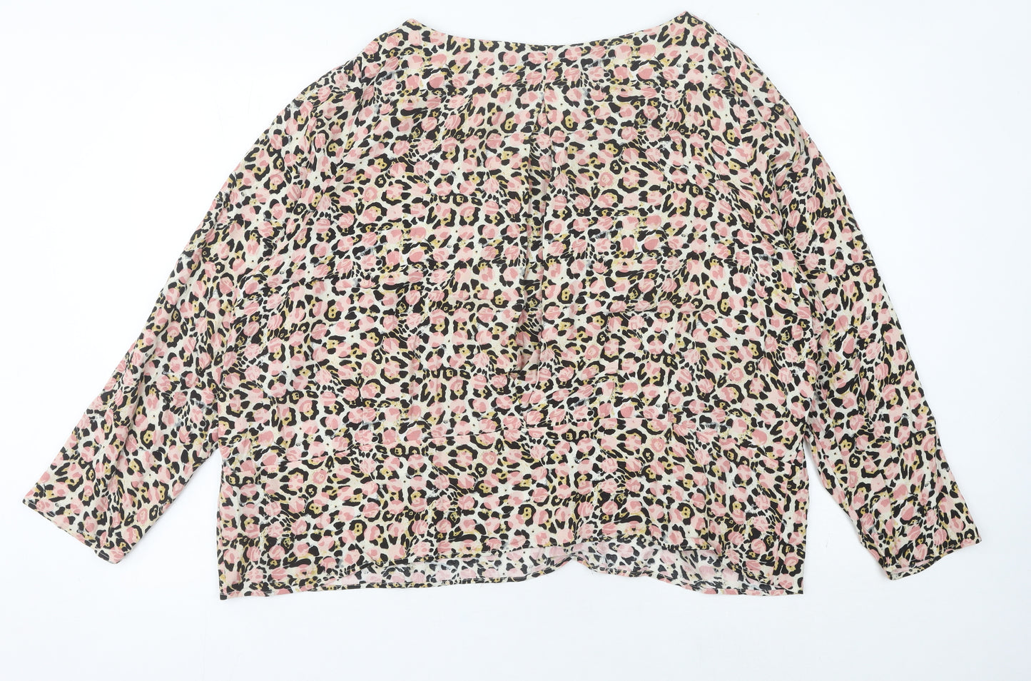 Marks and Spencer Women’s Multicoloured Leopard Print Blouse Size 14