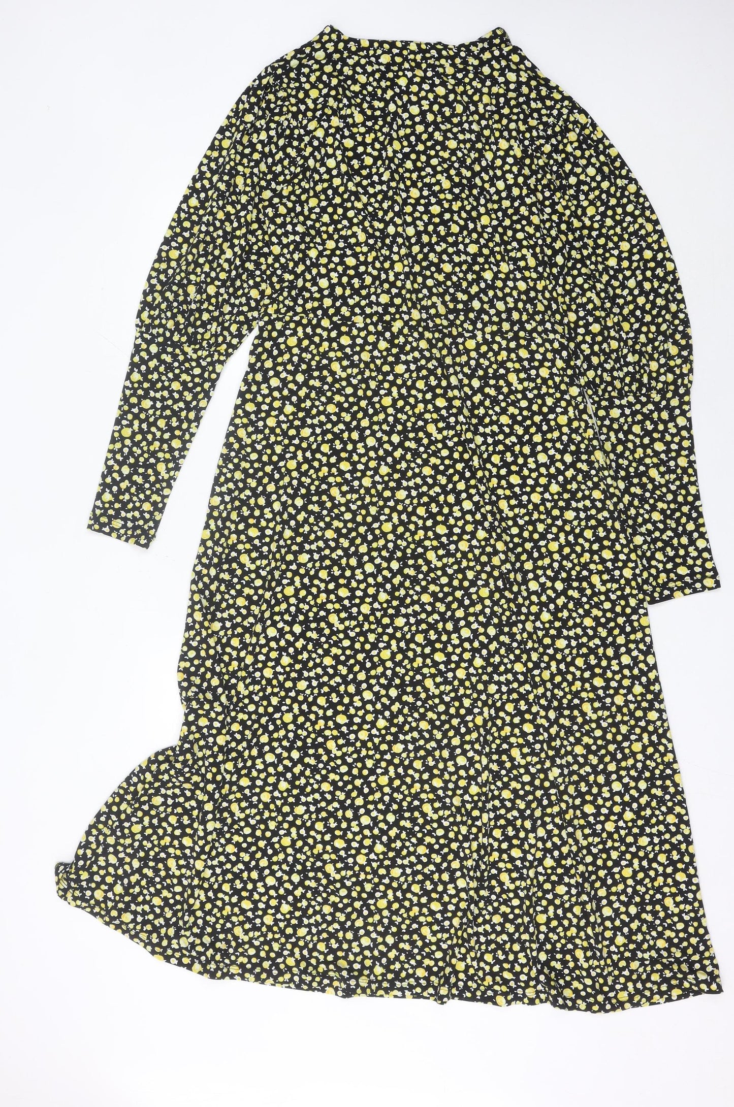 Lipsy Women’s Multicoloured Floral A-Line Midi Dress Size 14