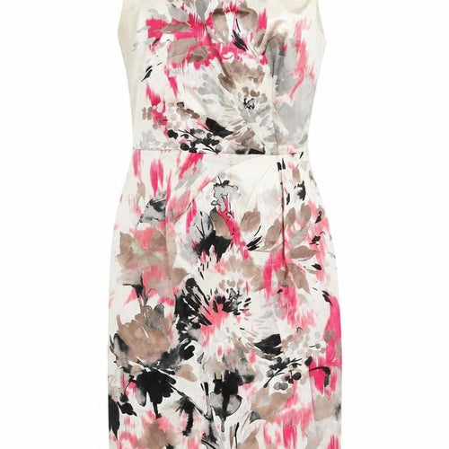 Adessa Women’s Multicoloured Floral Sheath Knee Dress Size 8