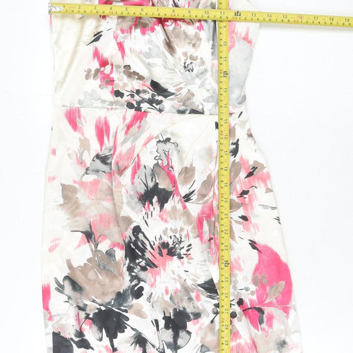 Adessa Women’s Multicoloured Floral Sheath Knee Dress Size 8