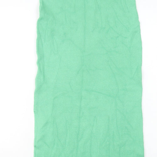 Marks and Spencer Women’s Green Midi Pencil Skirt Size S Knit Stretch