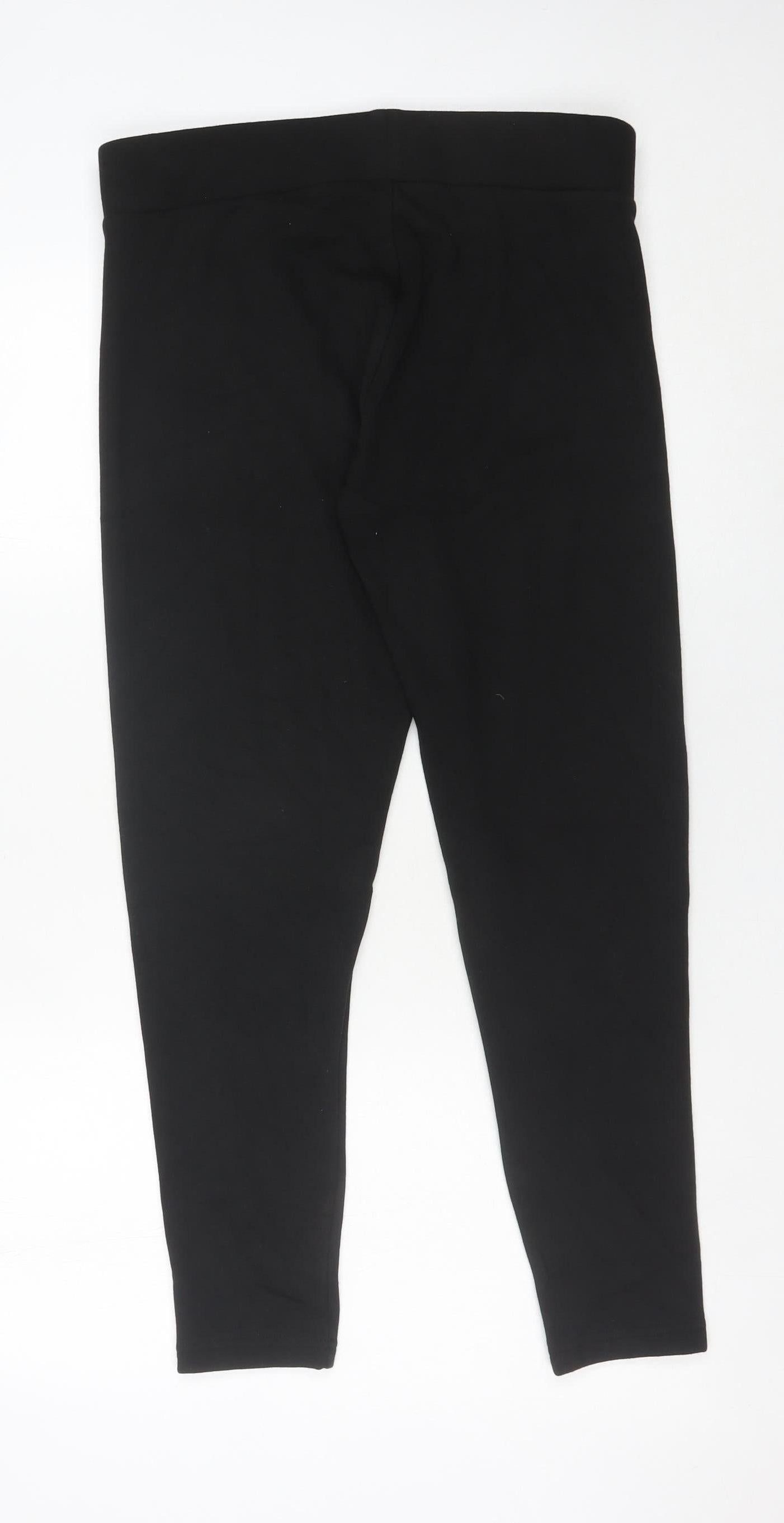 Marks and Spencer Women’s Black Size 14 Jersey Stretch Leggings