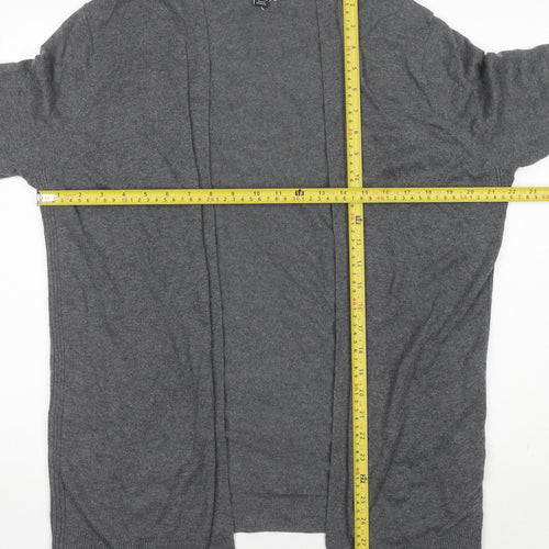 Gap Women’s Grey Long Sleeve Knit Cardigan Size L Cotton Blend