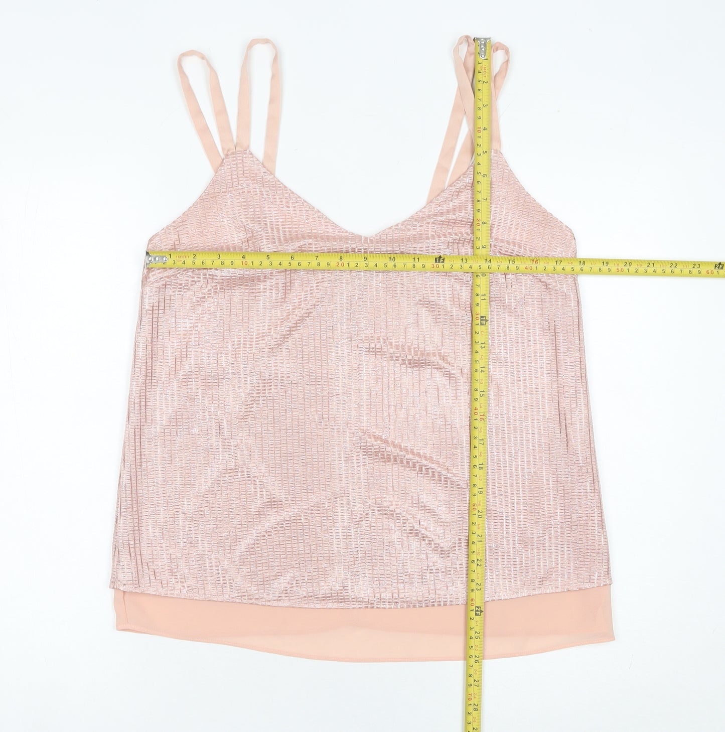 Next Women Pink Size 14 Camisole Sleeveless Summer Blouse