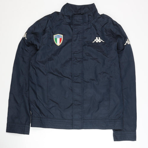 Kappa Men’s Blue Italy Track Jacket L Full Zip Football Sportswear