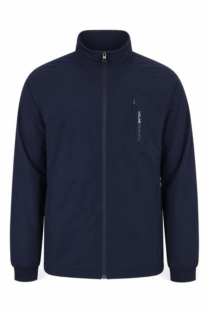 Kelme Men's Blue S Track Jacket Full Zip Stand-Up Collar 95cm Chest